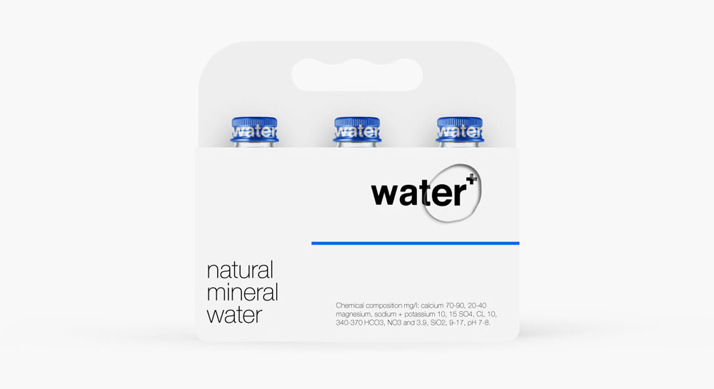Water的创意标签、包装 | 矿泉水整体品牌形象